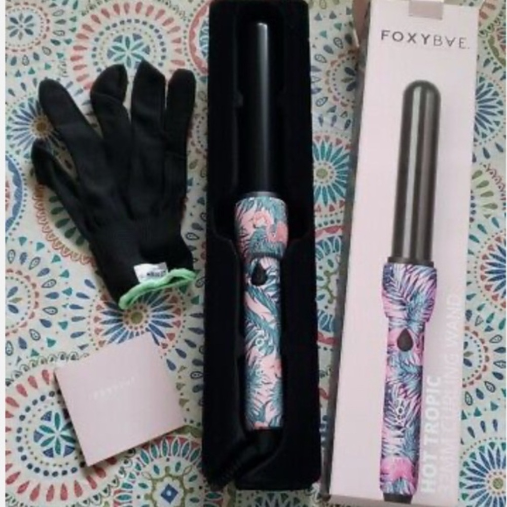 Foxybae Hot Tropic 32mm Wand - Limited Edition - FREE Heat Glove